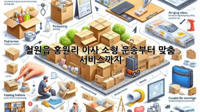철원읍 홍원리 이사, 소형 운송부터 맞춤 서비스까지! 🚚📦